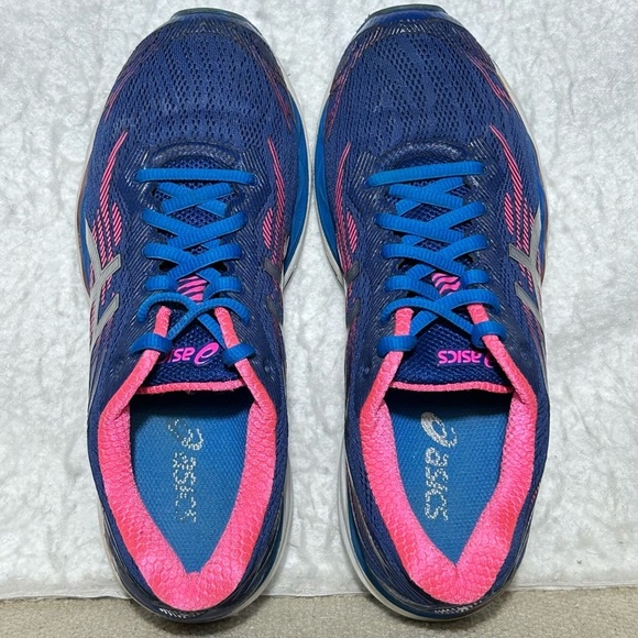 ASICS Womens Blue/Pink Gel Ziruss 3 Running Athletic Sneakers Shoes SZ US 8 - Picture 5 of 11